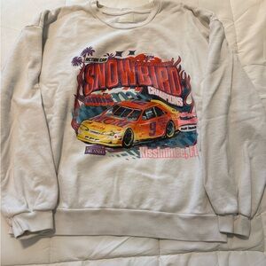 MOTHER White Crewneck Sweater